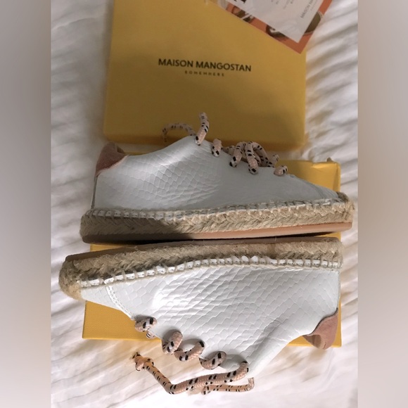 Maison Mangostan toddler leather sneakers - Picture 5 of 5
